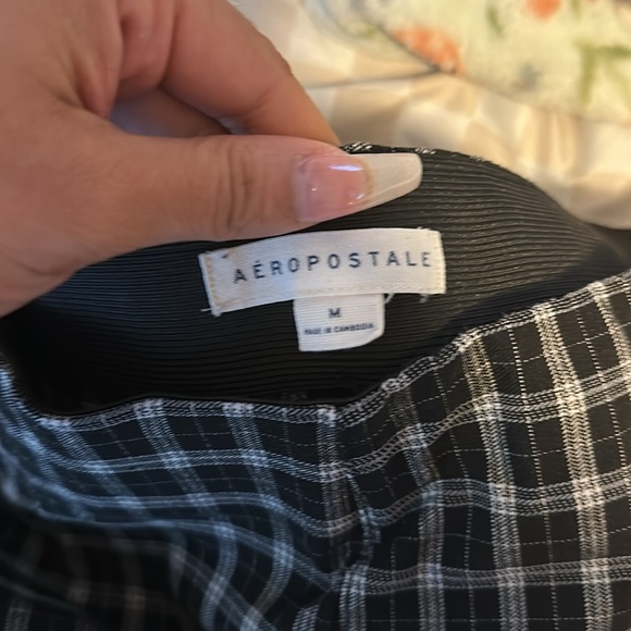 Plaid Aeropostale flare pants - Picture 6 of 6